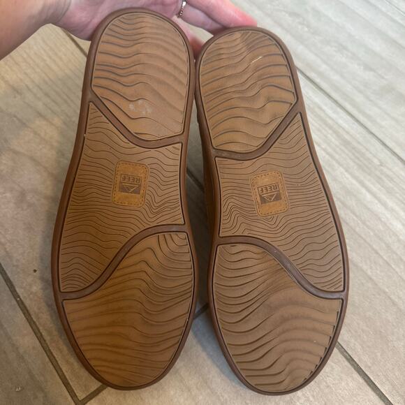 REEF Swami Suede Chelsea Tan Boots Cork Footbed Men’s Size 10 - Picture 10 of 15